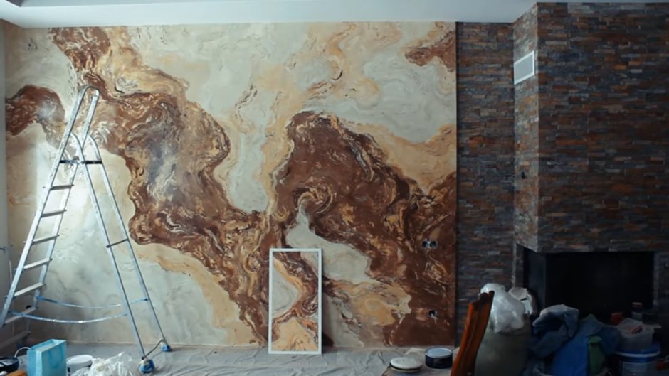 Венецианская шпаклевка под мрамор