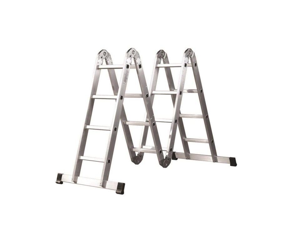 Раскладная деревянная лестница