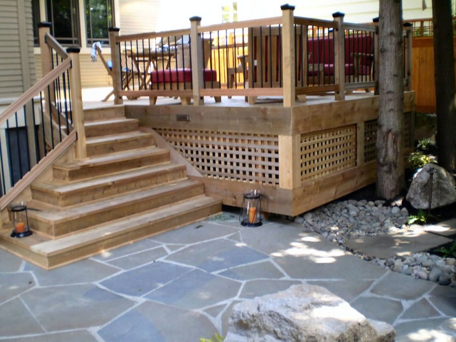 Лестница для беседки