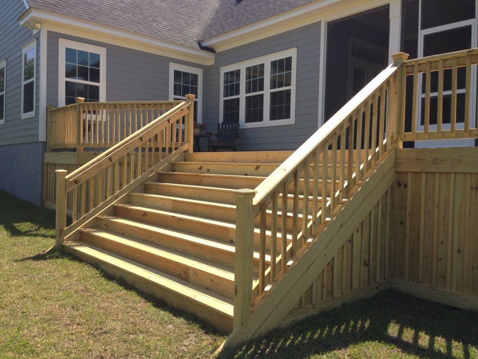 Лестница на террасу