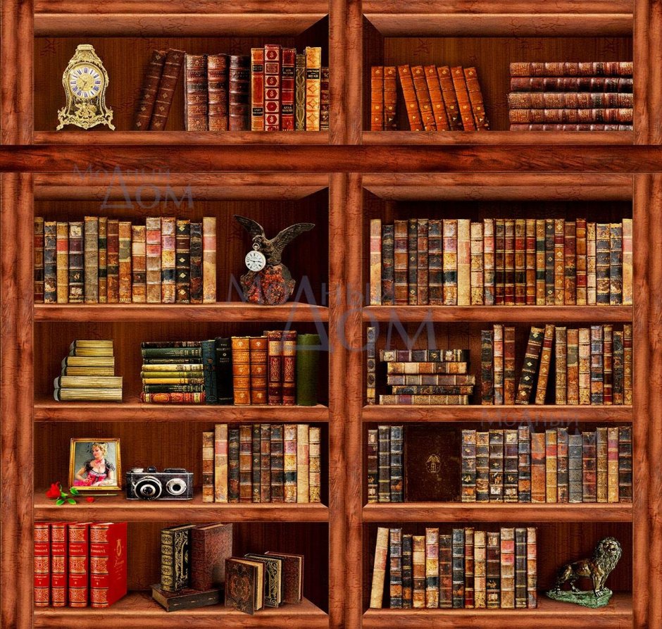 Миниатюрный книжный шкаф