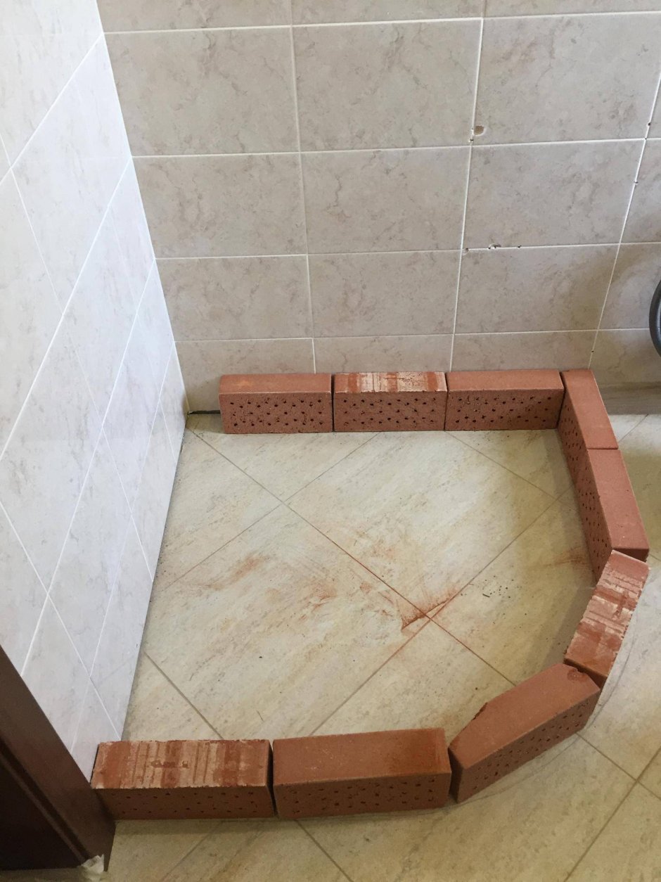 Поддон из плитки