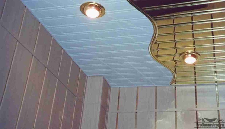 Реечный потолок Цесал