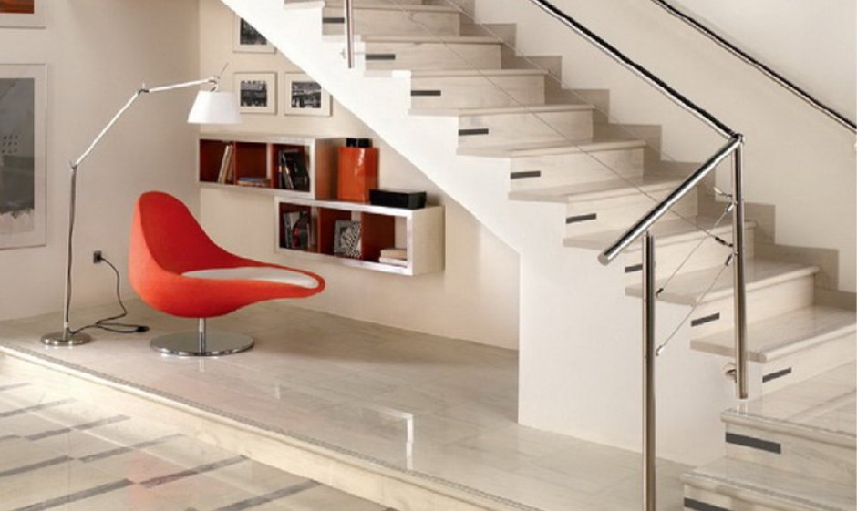 Ступени Venatto Blanco Perla