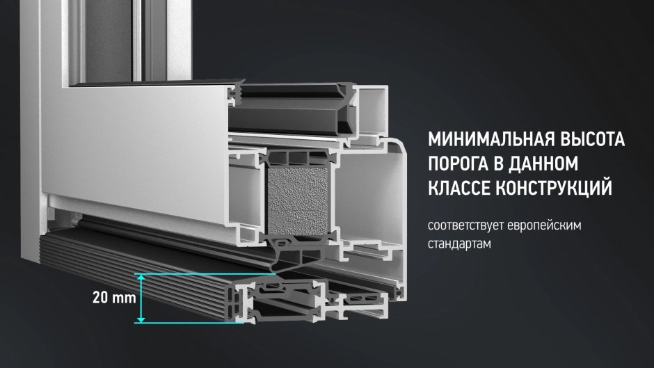 Roto Patio Fold порог комфорт