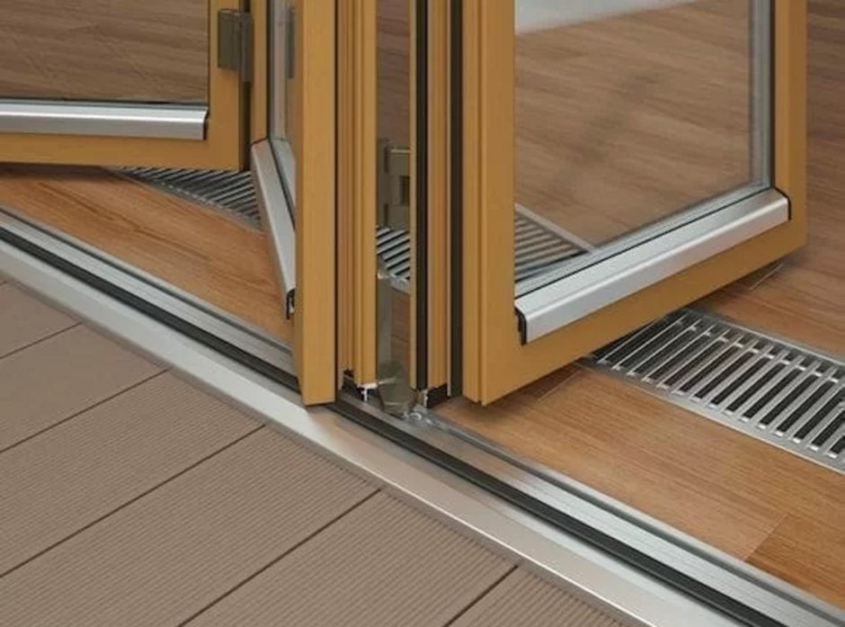 Порог алюминиевый 1000мм капель