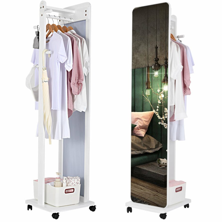 Зеркало с вешалкой напольное