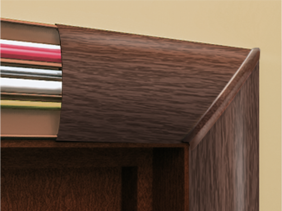 Наличник ПВХ С кабель-каналом 70мм 2.2м Доминго