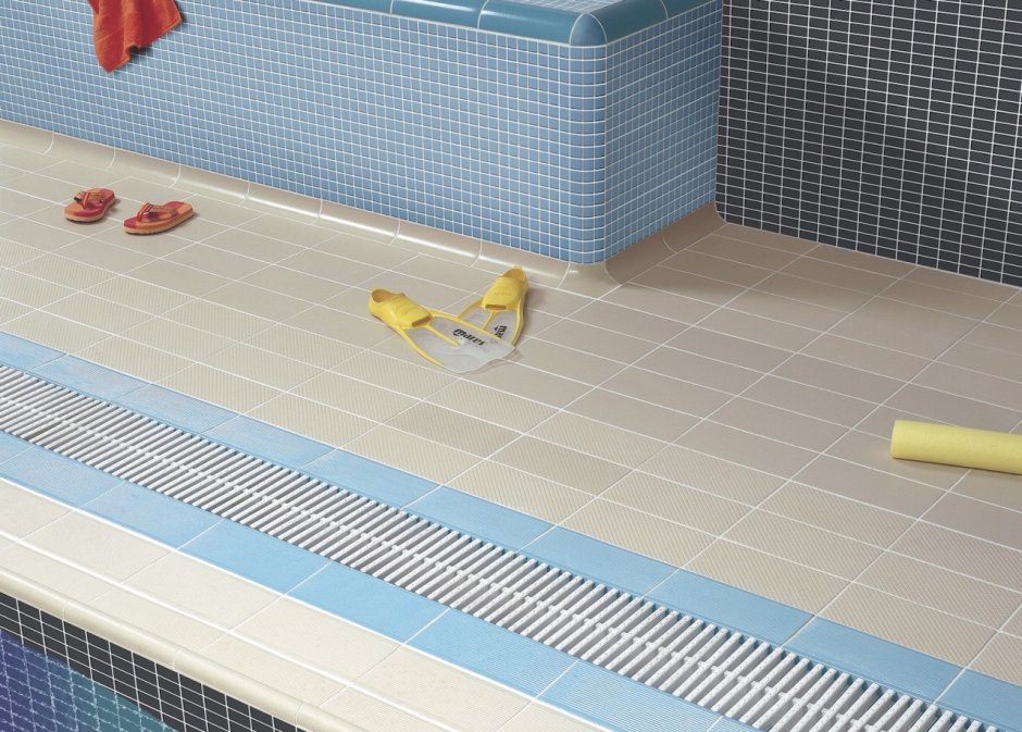 Отделка бассейна мозаикой