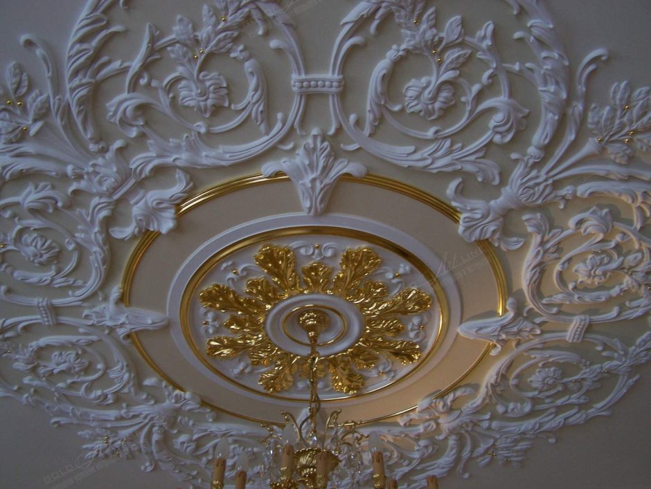 Позолоченная лепнина