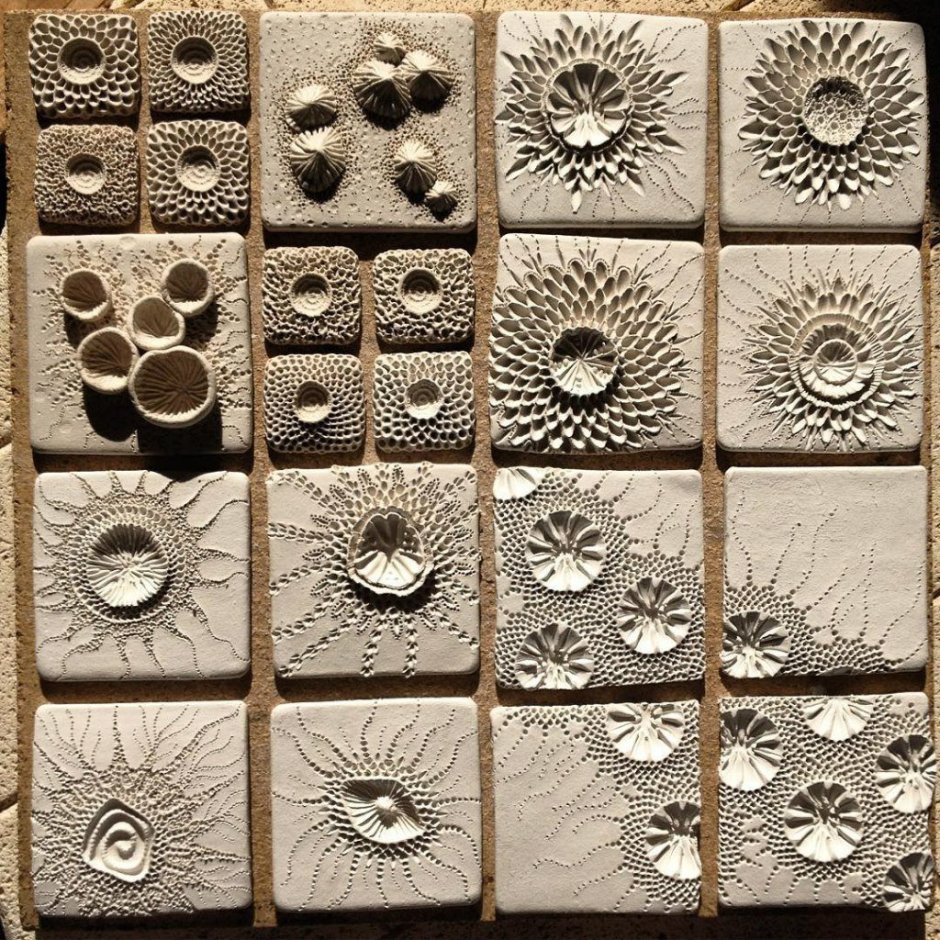 Керамика с отпечатками растений