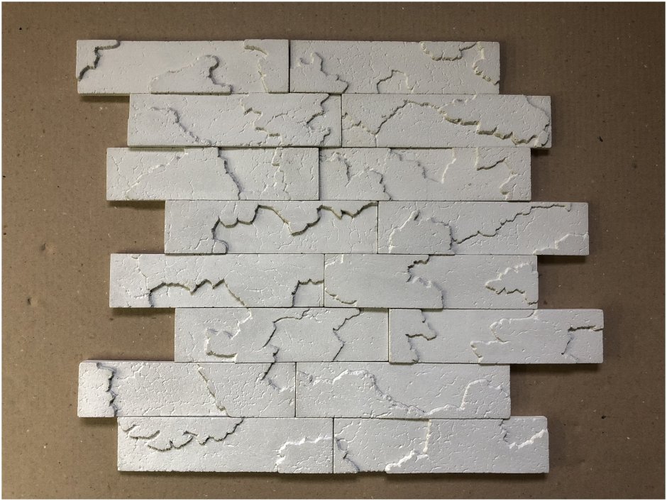 Форма для декоративного кирпича из гипса