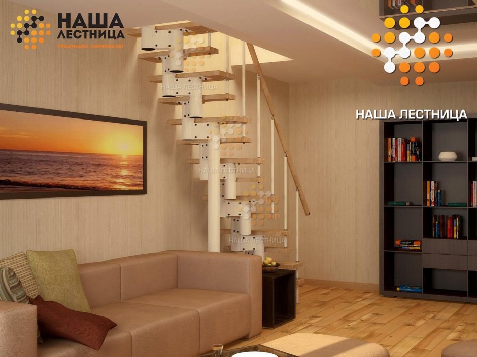 Лестница в проем 2х2м