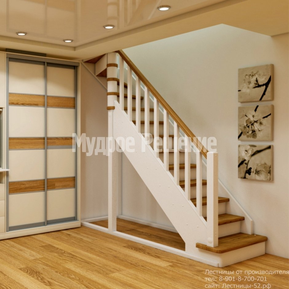 Лестница деревянная лс-215м