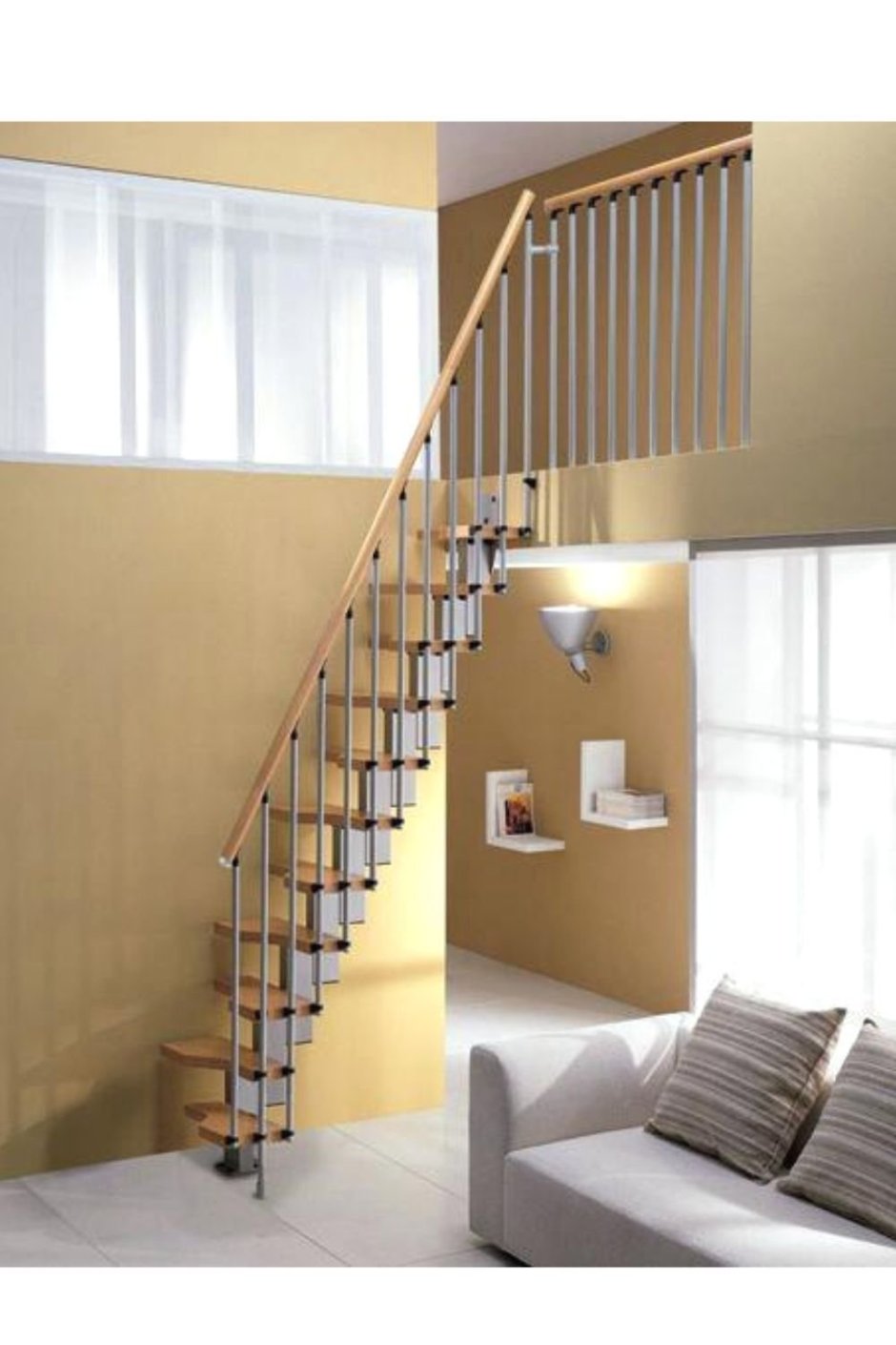 Лестницы для маленьких помещений