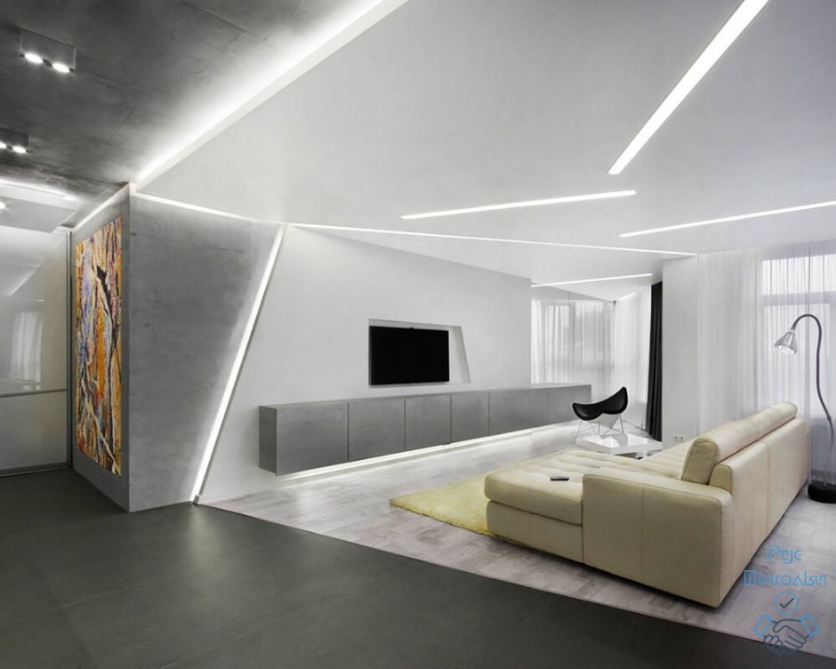 Линейные светильники светодиодные в интерьере