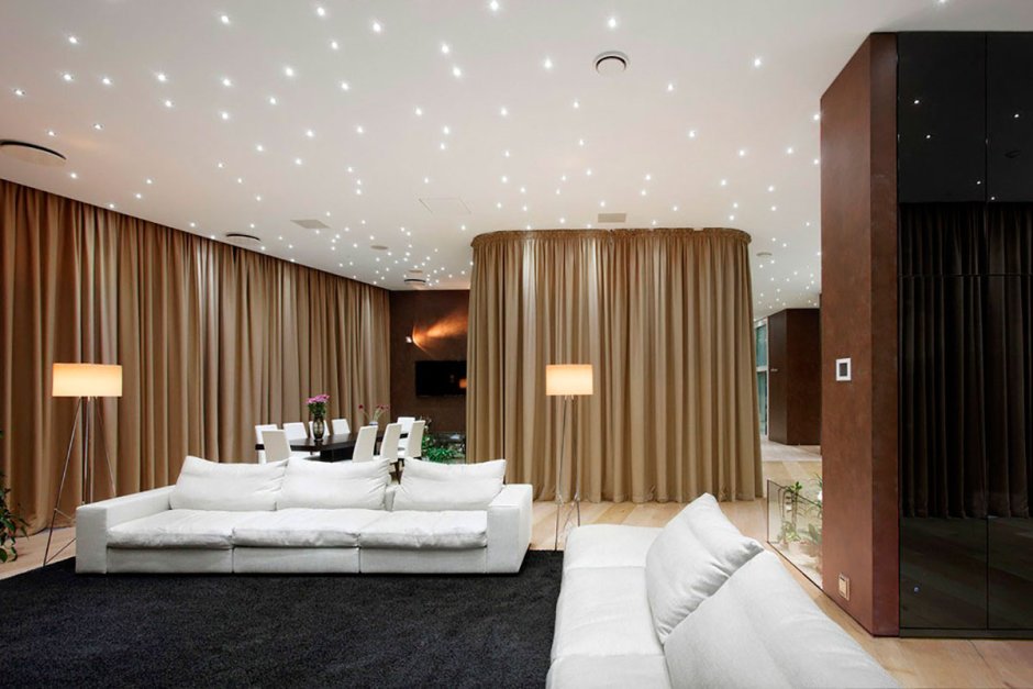 Точечный свет в интерьере