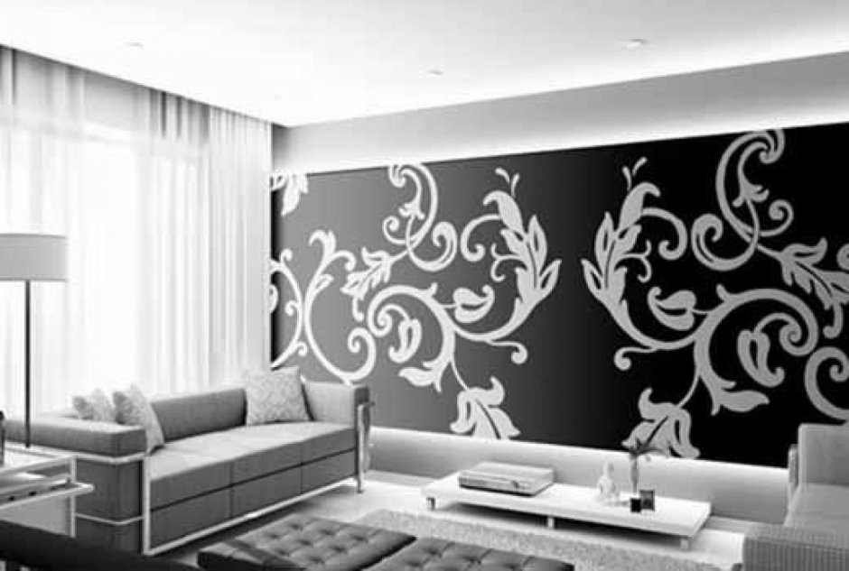 Натяжные потолки в зал в стиле арт деко