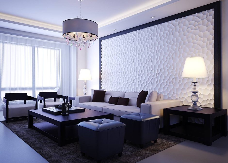 Современные обои для зала