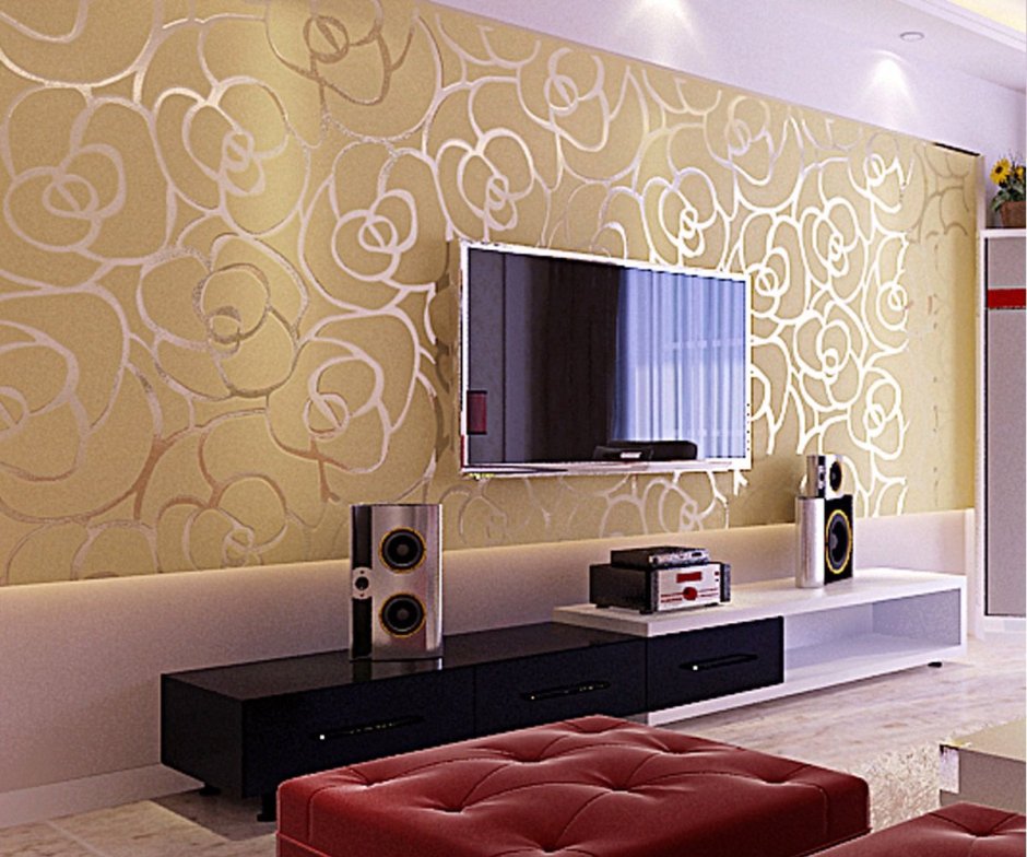 Натяжные потолки обои