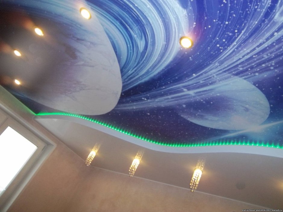 Натяжной потолок Млечный путь