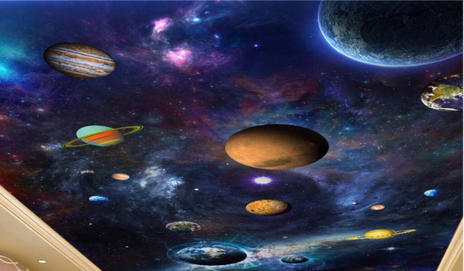 Натяжной потолок Млечный путь