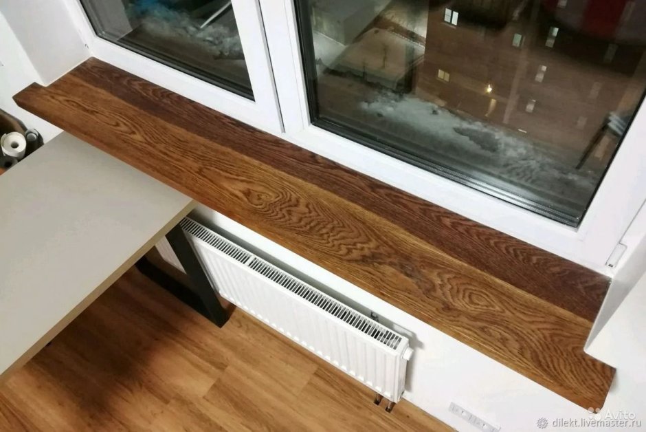 Подоконник пластиковый под дерево