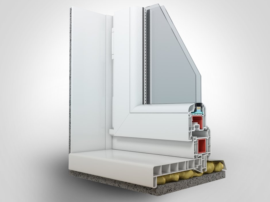 Подставочный профиль для окон ПВХ