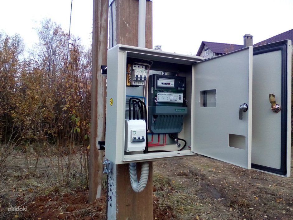 Щит учета электроэнергии 100 КВТ 380в