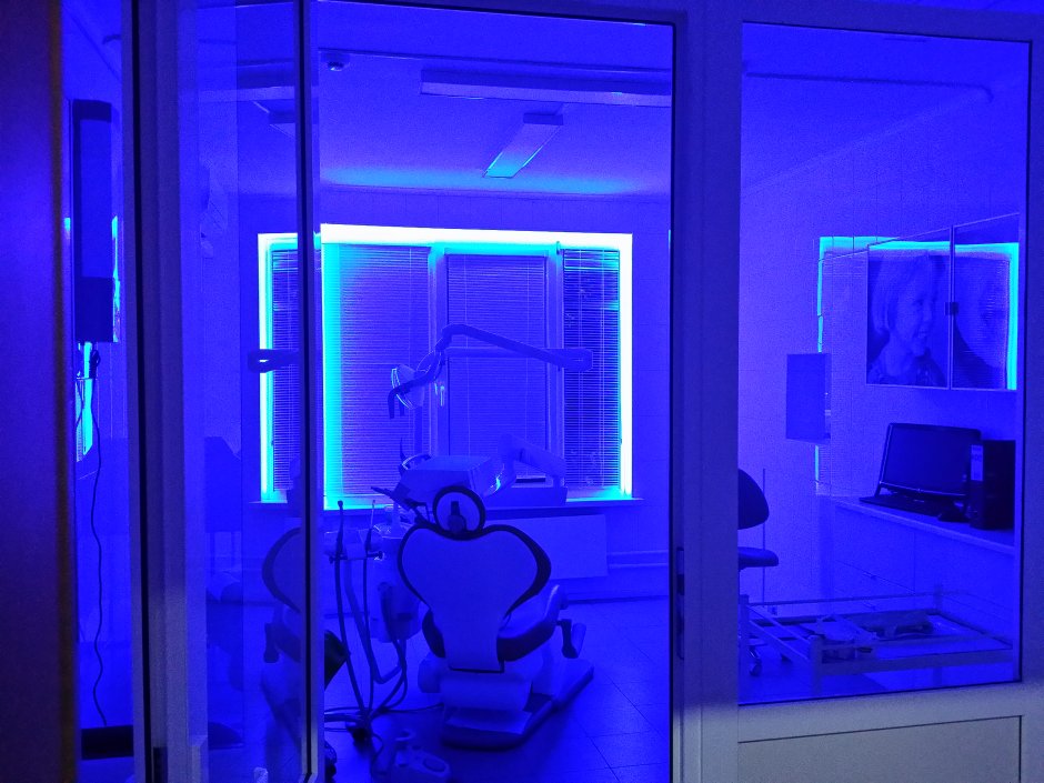 Светодиодная лента РГБ В комнате