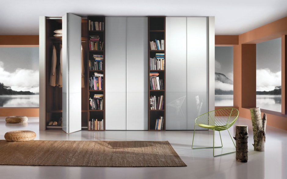 Складные двери купе для гардеробной