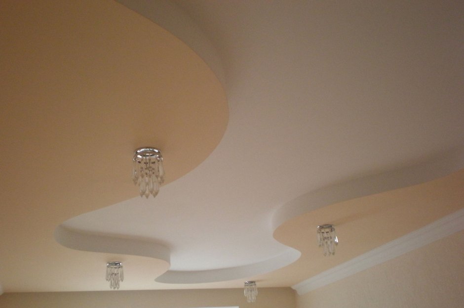 Натяжной потолок капучино