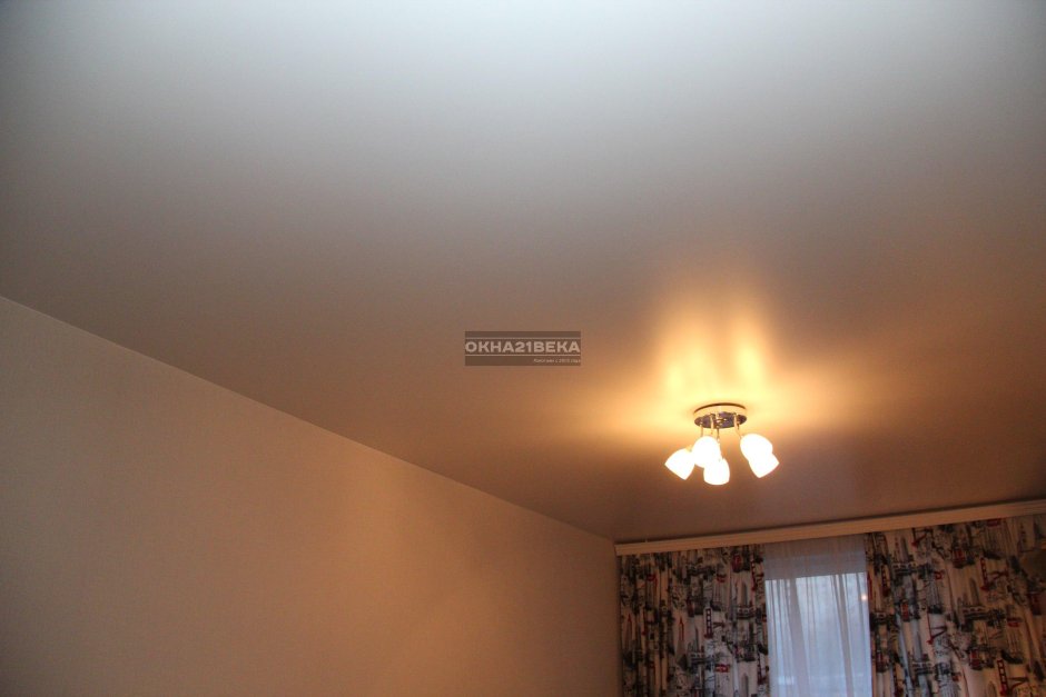 Сатиновый натяжной потолок