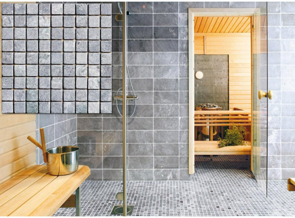 Плитка для бани на пол нескользящая