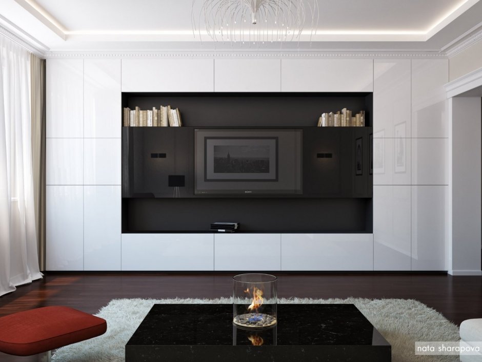 Шкаф с телевизором в гостиную