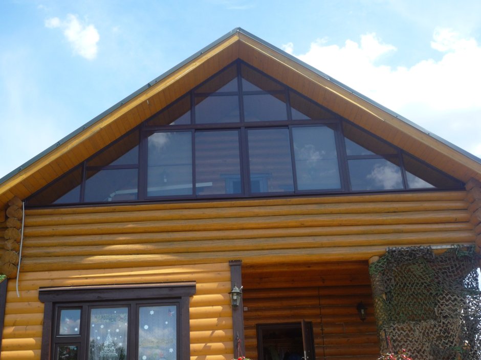 Мансарда с панорамными окнами