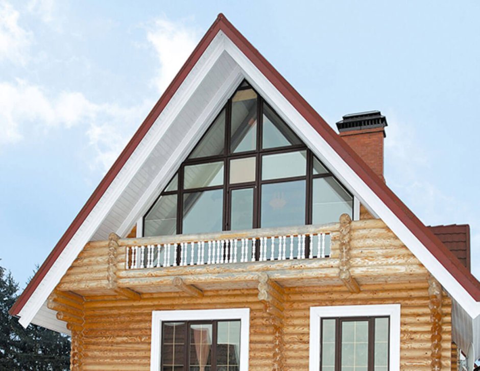 Треугольные мансардные окна