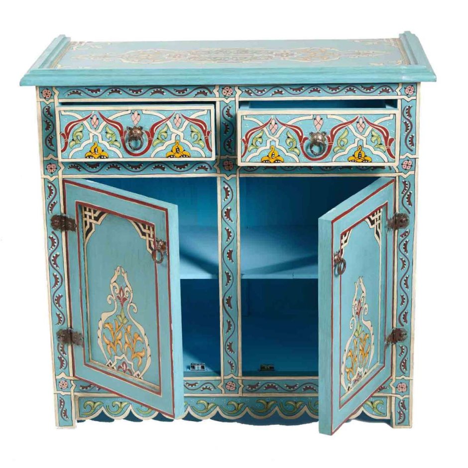 Синяя мебель в интерьере