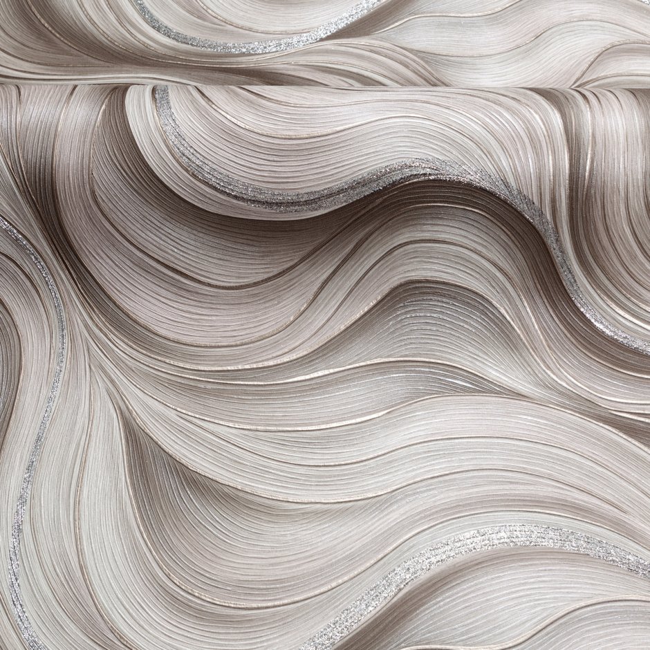 Волнистые обои для стен