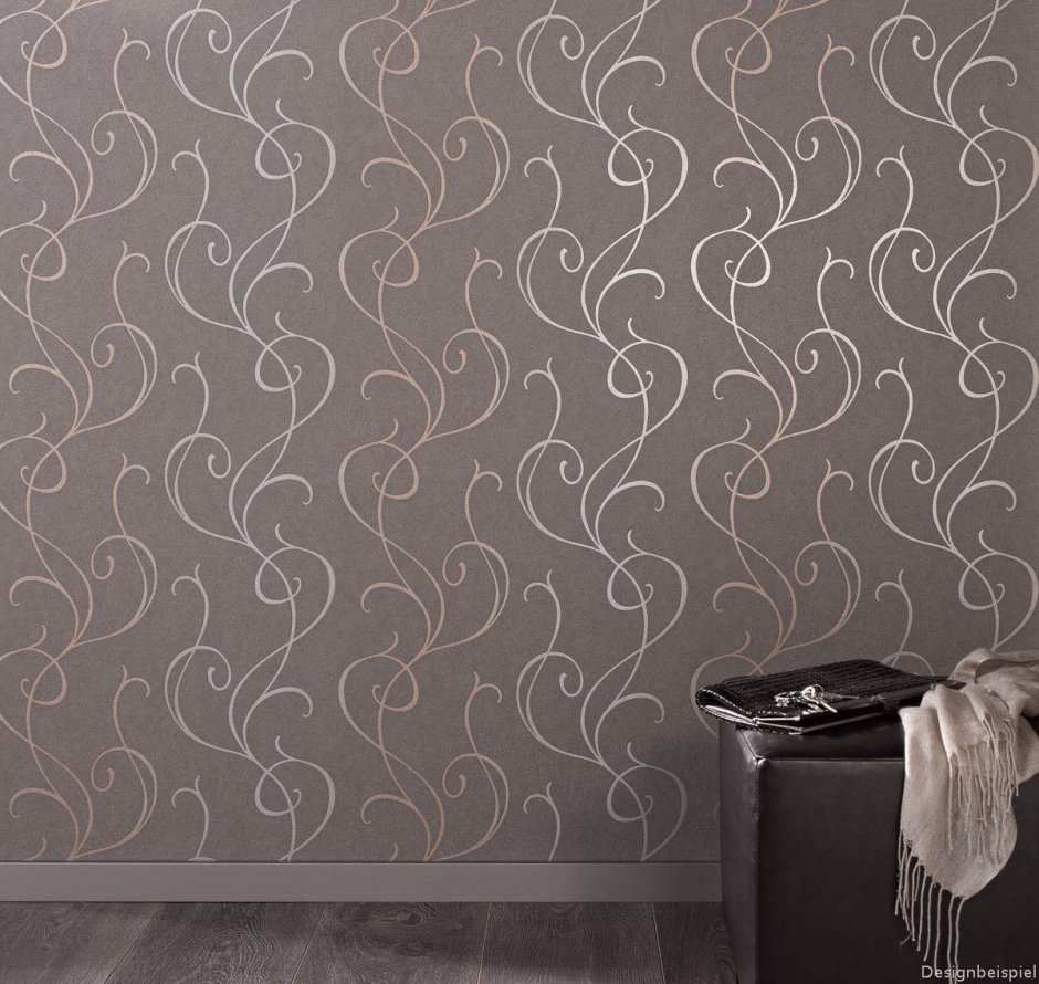 Волнистые обои для стен