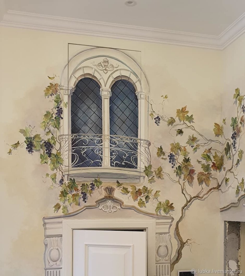 Разрисованная дверь