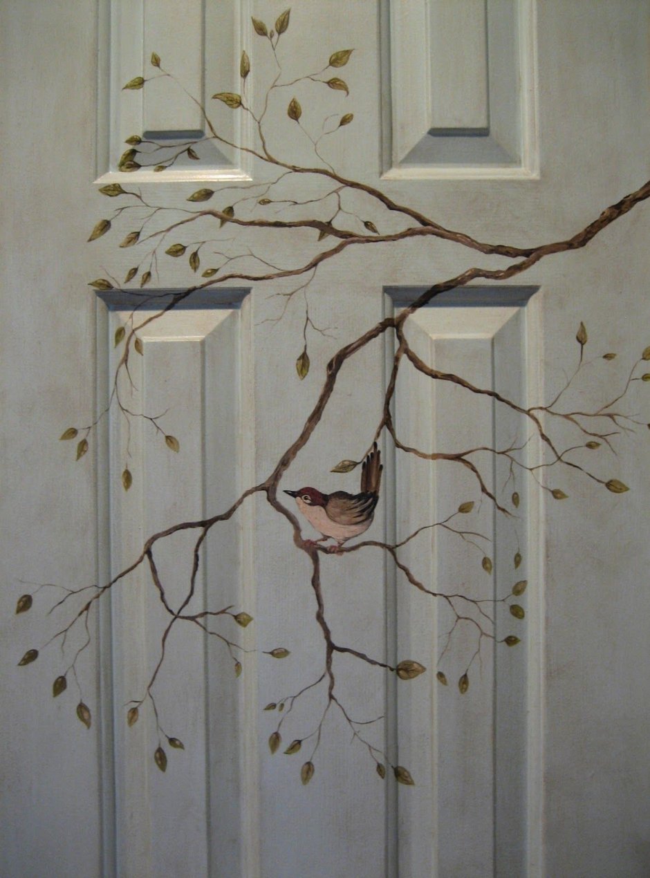 Двери декорированные