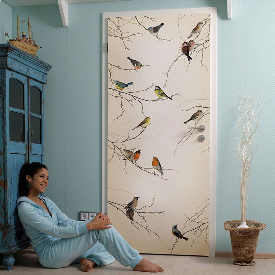 Цветочки на стену