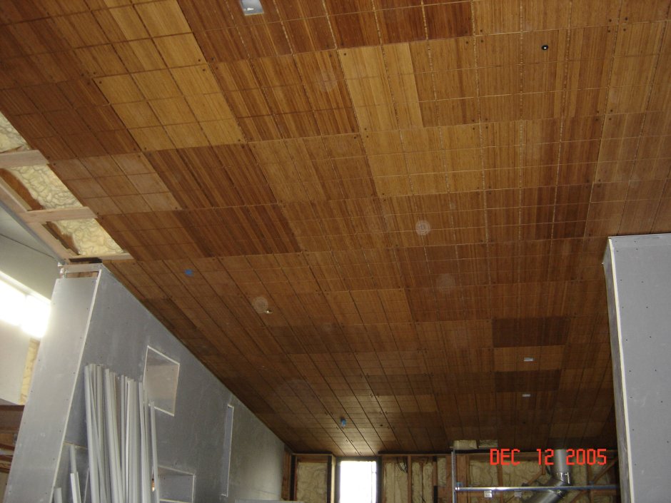 Деревянные плиты для потолка