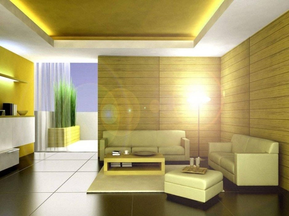 Потолок из бамбука