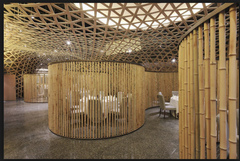 Деревянные планки в интерьере