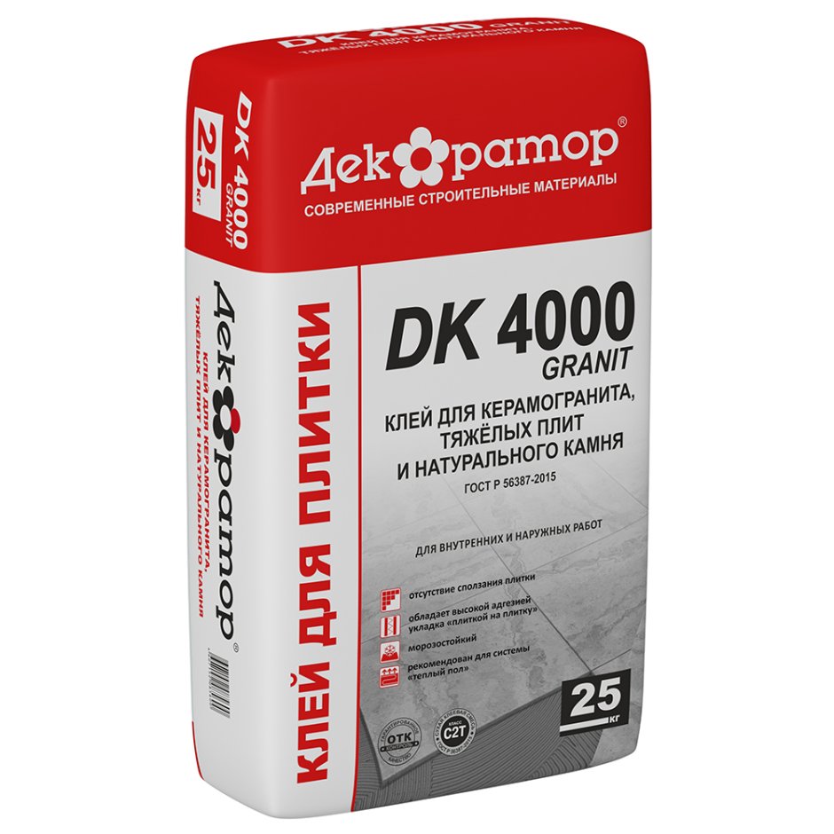 Плиточный клей декоратор 3000