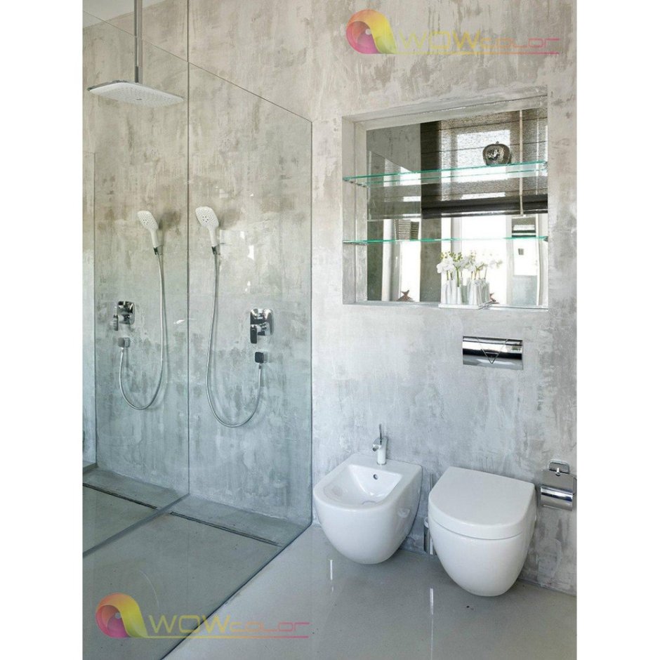 Декоративная штукатурка в ванную