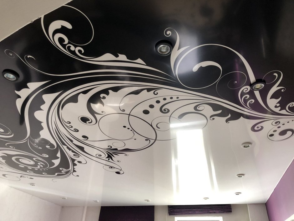 Фотопечать на потолке