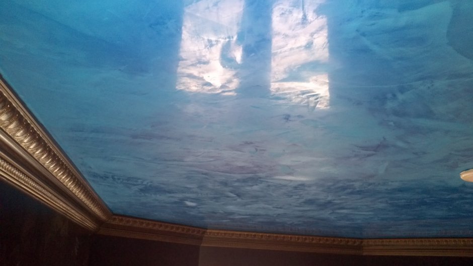 Венецианская штукатурка под мрамор на потолок